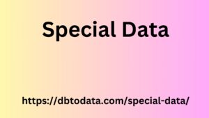 Special Data