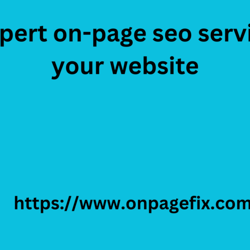 get expert on-page seo service for your website