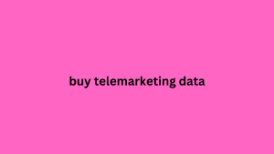 buy telemarketing data