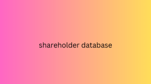 shareholder database