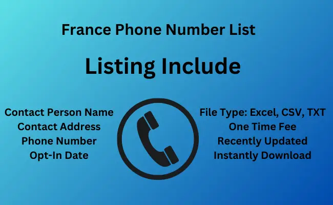 France phone number list