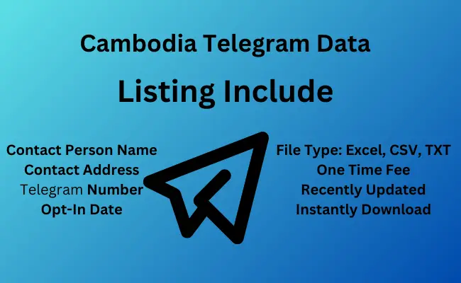 Cambodia telegram data