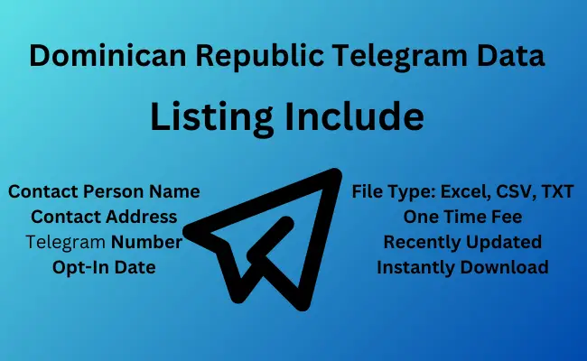 Dominican Republic telegram data