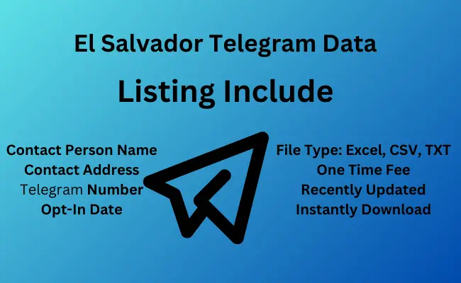 El Salvador telegram data