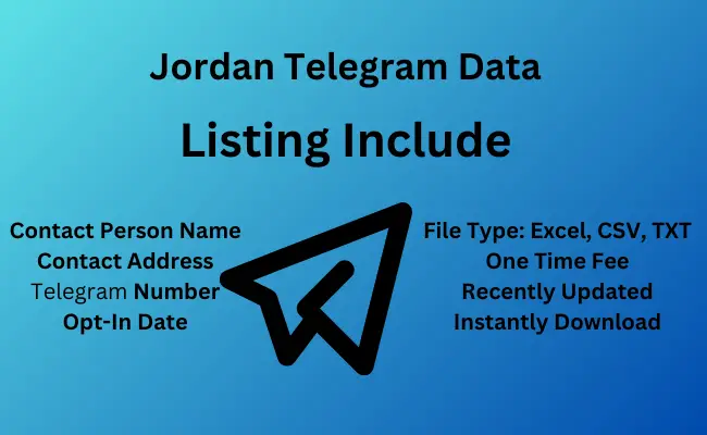 Jordan telegram data