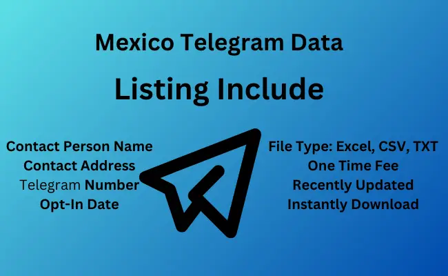 Mexico telegram data