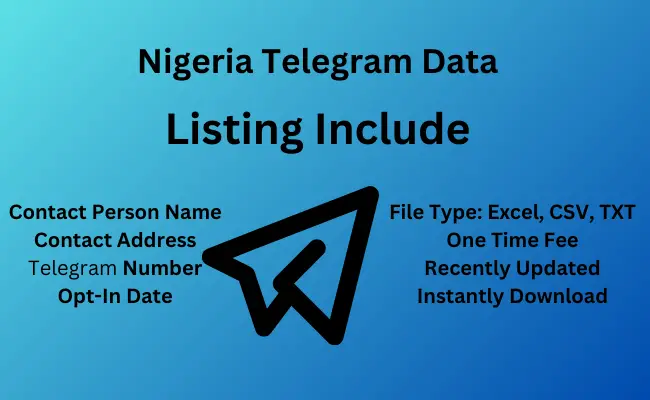 Nigeria telegram data