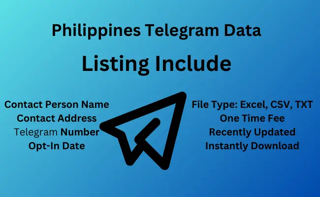 Philippines telegram data